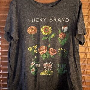 Lucky Brand Charcoal Graphic Tee